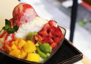 Shaved ice desert